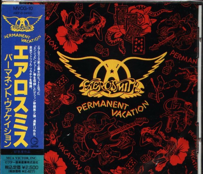 K - Aerosmith - Permanent Vacation - 日版 OBI