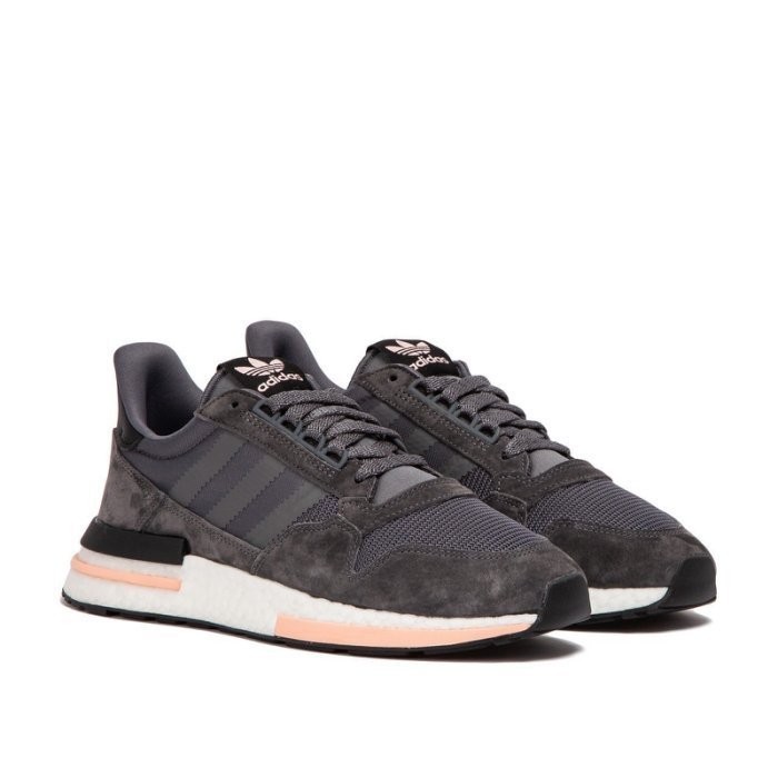 【海外代購】ADIDAS Original ZX 500 RM 鐵灰 灰色 粉紅色 復古 慢跑鞋 男女尺寸