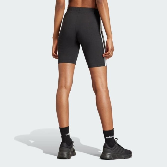 南🔥2023 10月 ADIDAS 3-STRIPES 運動短褲 自行車 跑步 瑜珈 有氧 緊身 女款 黑GR3866