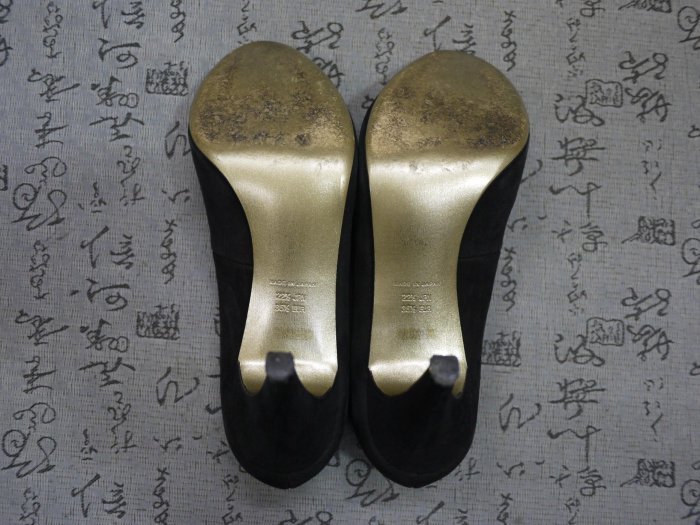 日本製 Anteprima 高級麂皮高跟鞋 USA 5.5  EUR 35.5 JPN 22.5 CM