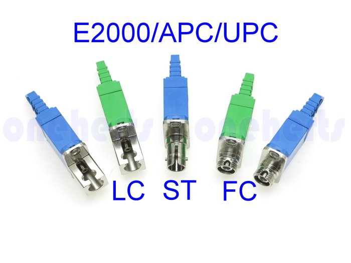 現貨供應 光纖 E2000 各式轉接頭 耦合器 APC UPC FC ST LC 双母轉接頭 對接頭 光纖材料