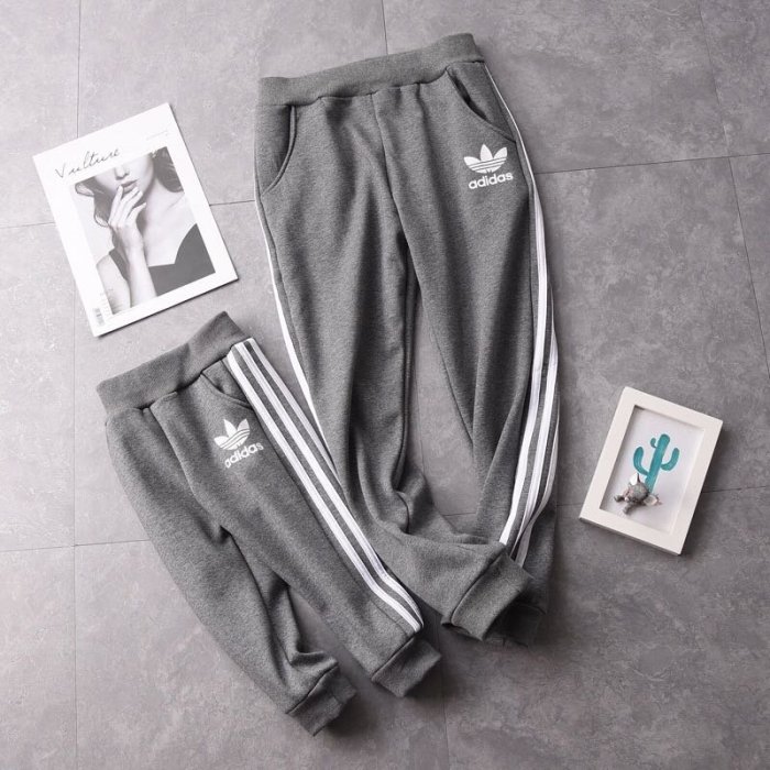 ☆║♥愷心小舖♥║☆愛迪達adidas 三葉草 10/16新款 成人款 親子款 加絨長褲 M現貨