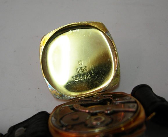【藏家釋出】早期收藏 ◎  HAASNEVEUX 瑞士18K金古董錶 ◎ 手上鏈 ◎ 機芯漂亮行走順暢-688