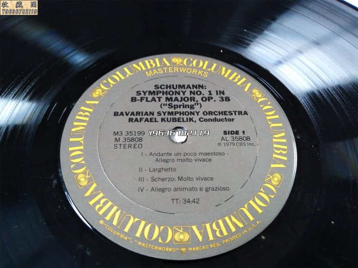 M版  舒曼 交響曲集 庫貝利克指揮  2LP黑膠古典唱片 唱片 黑膠 音樂唱片【收藏閣】4590