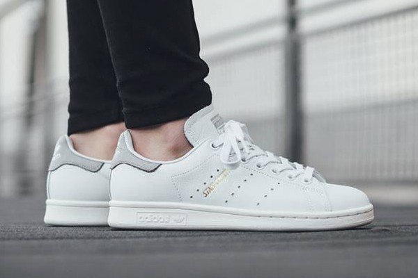 現貨Adidas Stan Smith S75075 白灰燙金奶油底26.5cm 27.5cm us8.5