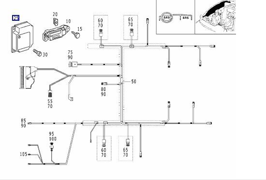 BENZ W210 1999-2002 SRS 安全氣囊電腦 繼電器 雙A+車門用 TEMIC 0028203226