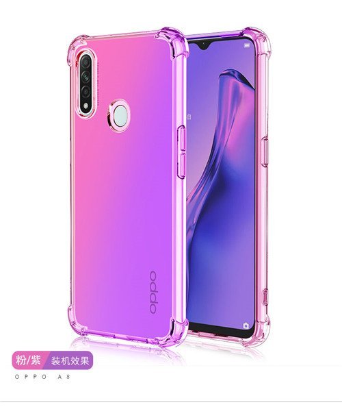 OPPO A31 2020 CPH2015 彩虹變色 四角防摔 手機殼 手機套 保護殼 保護套 防摔殼 殼 套