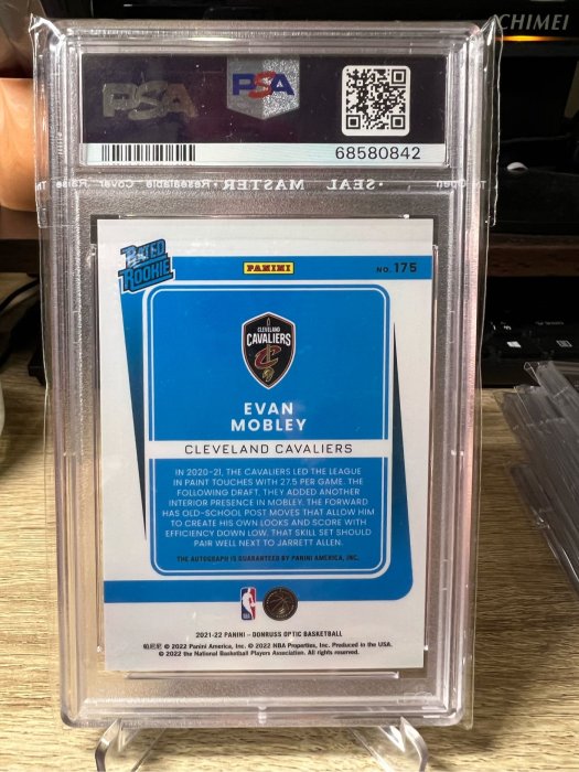 2021 - 22 Optic RC Evan Mobley Auto PSA9 / 10 （已交流）