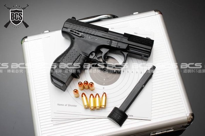 【WKT】破盤價套組 WALTHER德國CP99 Compact 4.5mm金屬滑套可覆進版CO2氣槍
