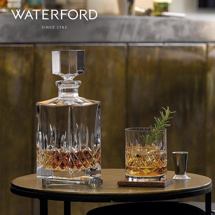 【現貨精選】WATERFORD威士忌酒杯愛爾蘭烈酒杯禮盒套裝洋酒杯高級進口水晶杯