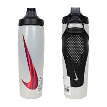 NIKE REFUEL BOTTLE 瓶蓋擠壓水壺 24 OZ(慢跑 登山 單車 「N100766814324」≡排汗專家≡