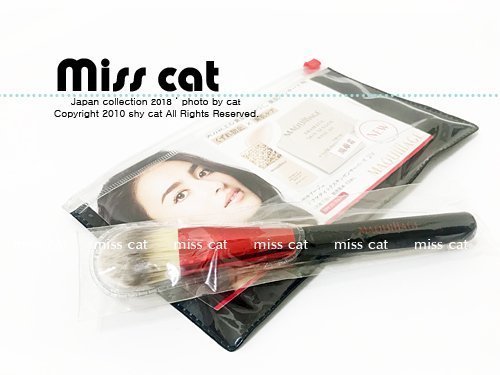 『Miss Cat 貓小姐』＊ 資生堂 SHISEIDO 品牌刷具 + 透明夾鏈袋