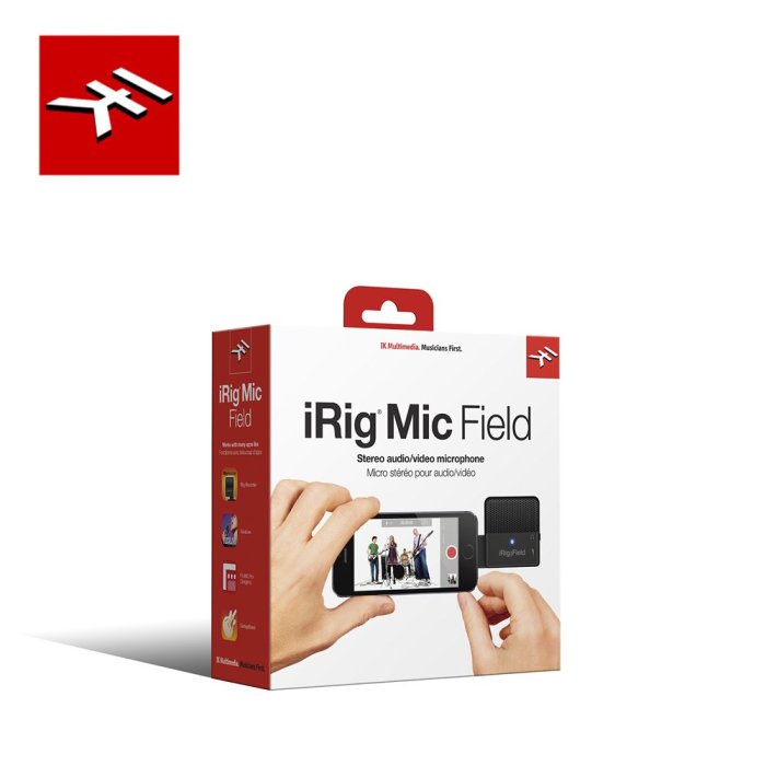 平廣 送袋 IK Multimedia iRig Mic Field 隨身 錄音 麥克風 行動裝置麥克風 可APP耳機孔