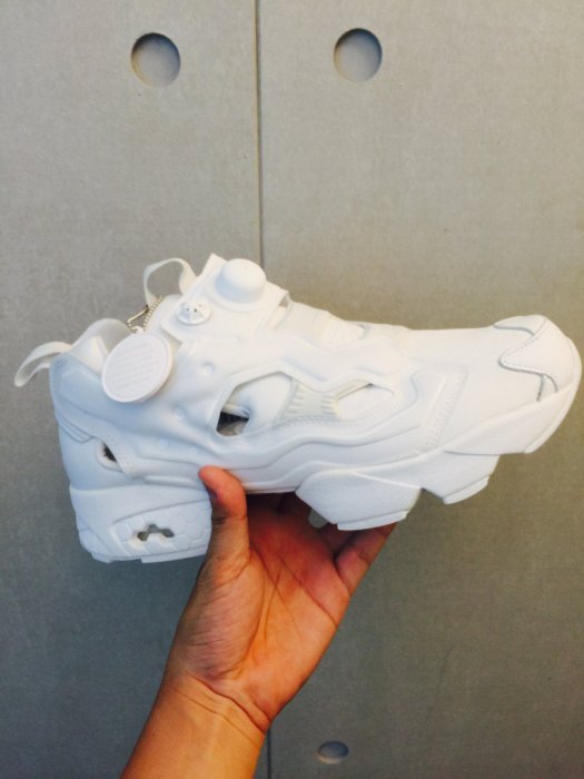 全新男段 Reebok Pump Fury x Empty Canvas 全白夜光 夜光 白魂 白檸檬 參考