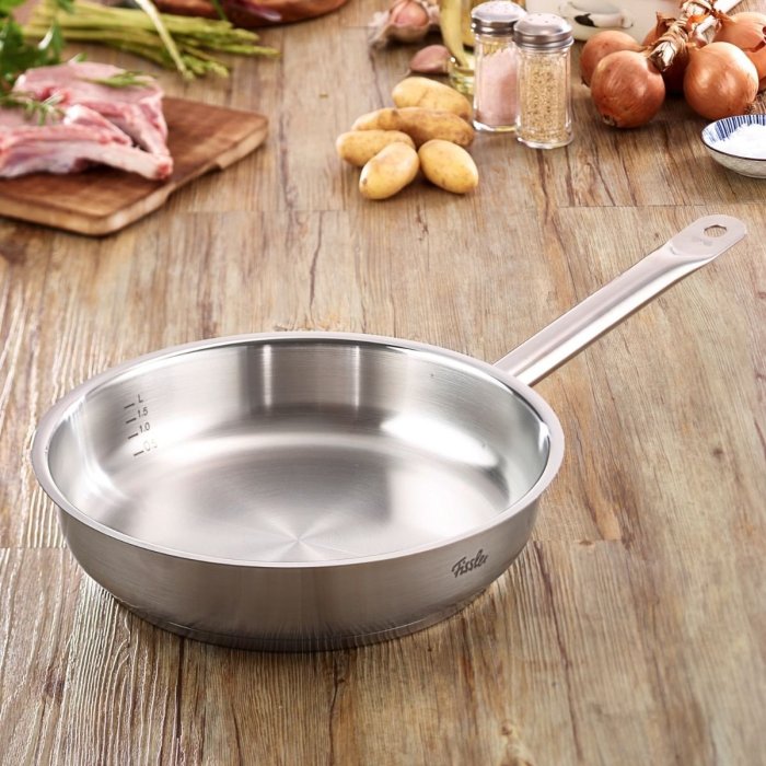 德國 Fissler Original Profi 28cm 單柄 不鏽鋼平底鍋 不鏽鋼鍋 煎鍋