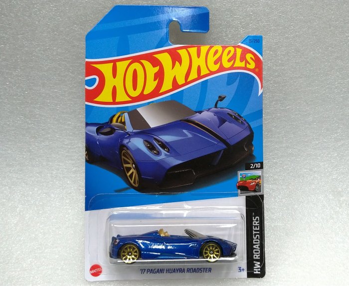 全新 Hot Wheels 風火輪 ‘17 PAGANI HUAYRA ROADSTER 帕加尼 風神 敞篷車