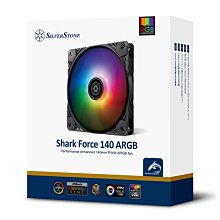 小白的生活工場*銀欣 SilverStone Shark Force 140 ARGB PWM 鯊魚紋風扇