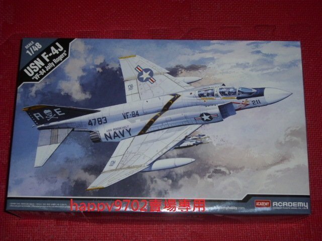 現貨 1/48 ACADEMY  美國  F-4J 戰鬥機  VF-84 JOLLY ROGERS 12305