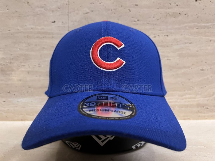 New Era MLB Chicago Cubs Royal Blue 39Thirty 芝加哥小熊寶藍色全封彈性伸縮帽