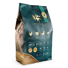 SNOW的家【訂購】ATTILA 阿提拉 健康無穀貓糧 雞+火雞+鴨+鴕鳥 4LB/1.8KG (11241027