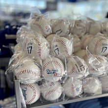 貳拾肆棒球-美國帶回MLB美國職棒大聯盟洛杉磯道奇大谷翔平選手LOGO紀念球Rawlings製造