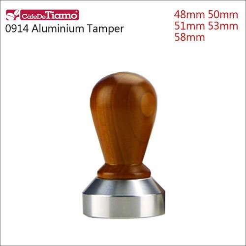 【HG2577】Tiamo 0914 南樺木柄填壓器-鋁合金底-5種規格