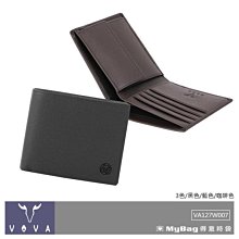 VOVA 沃汎 短夾 艾登-II系列 4卡零錢袋皮夾 VA127W007 得意時袋