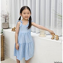 5~13 ♥洋裝(BLUE) LALABONGBONG-2 24夏季 LAG240507-037『韓爸有衣正韓國童裝』~預購