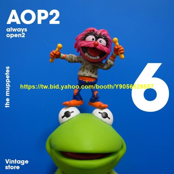 熱銷# 美國THE MUPPETS科密特青蛙鼓手手辦公仔玩具擺件