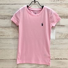 Maple麋鹿小舖 美國購買 童裝品牌POLO RALPH LAUREN 女童基本款LOGO短T＊( 現貨S(7)號 )