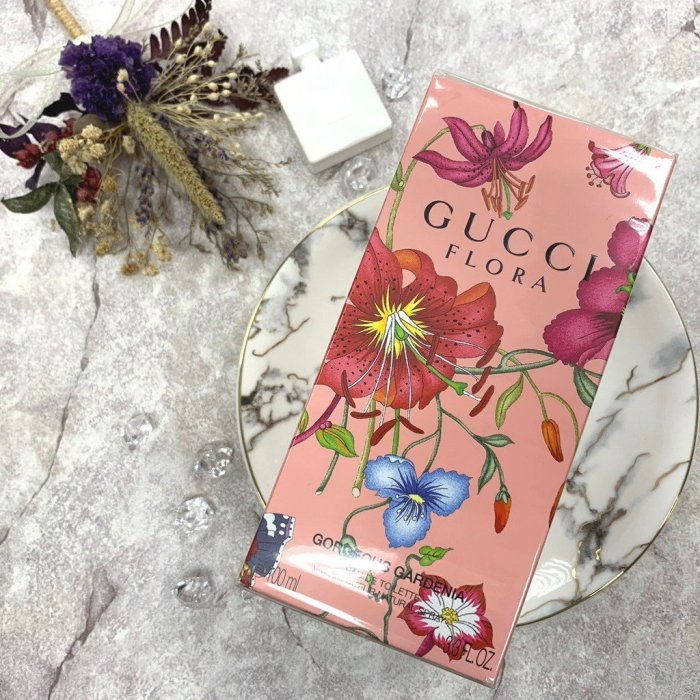 莉莉家 現貨 GUCCI Flora 花園香氛 華麗梔子花 女性淡香水  100ml