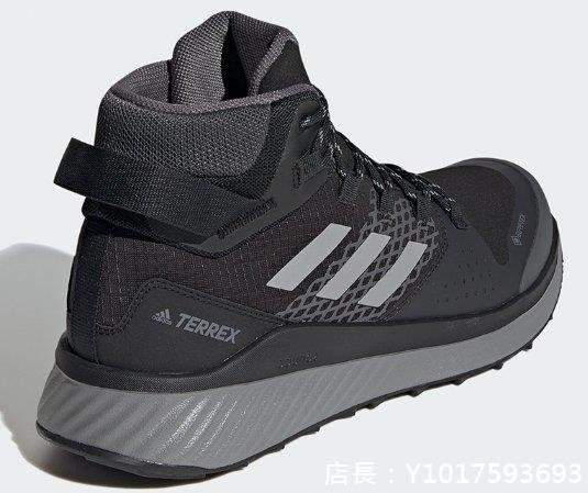 Adidas TERREX FOLGIAN HIKER GTX 復古 耐磨 百搭 黑灰 運動 慢跑鞋 EF0365 男鞋