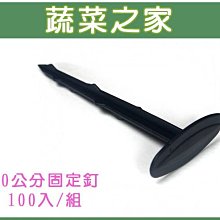 【蔬菜之家滿額免運】中型專利塑膠固定釘(20公分)100支/組//台灣製塑膠釘、地釘