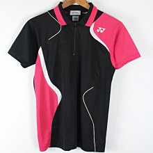 ☆東京古著☆ YONEX 拉鍊領口短袖POLO衫 球衣