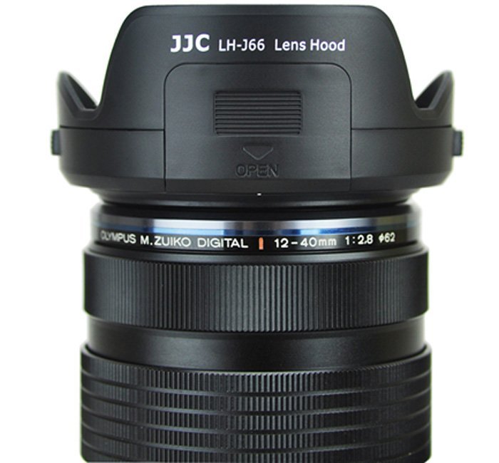 JJC LH-J66  遮光罩 相容原廠 LH-66 適用 Olympus 12-40mm f/2.8 PRO 鏡頭