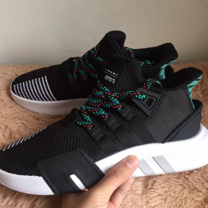 Adidas EQT Bask ADV Black 黑綠慢跑編織彩虹CQ2993 男boost | Yahoo