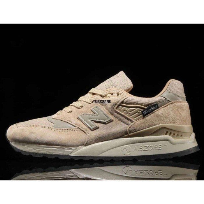 【正品】New Balance 998 新百倫 NB 黃土色 麂皮 平底 復古 慢跑休閒 男 M998BLC潮鞋