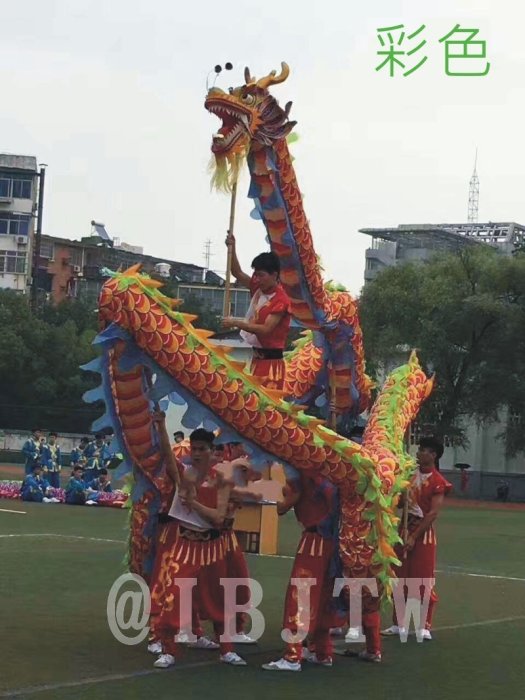 7節綢布龍【奇滿來】舞龍舞獅 國標龍 舞龍 龍獅道具 表演 民俗技藝 競技比賽 學校 廟會 活動 開張 喜慶 BEAK