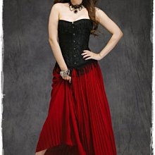 [瑪嘉妮Majani]日系中大尺碼-甜美澎澎裙 襯裙 搭配馬甲 長版衣 (C款紅色) 特價399 可超取