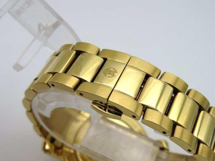 【精品廉售】瑞士名錶Franck Muller法蘭克穆勒Roberta Cavalli真鑽石英錶/藍寶石鏡面*很新美品