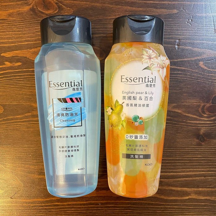 Essential 逸萱秀 清爽防油光洗髮精 香氛精油修護洗髮精英國梨&百合）