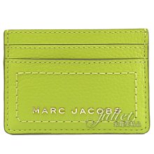 【茱麗葉精品】【全新精品 優惠中】MARC JACOBS 馬克賈伯 專櫃商品 浮雕LOGO信用卡名片夾.草綠 現貨
