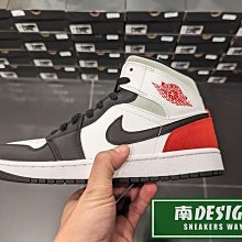 南🔥2024 1月 NIKE Air Jordan 1 Mid SE 中筒 經典 緩震 男款 白黑紅852542-100