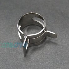 小白的生活工場*金屬銀 4分厚管用管夾 OD=19mm 外俓之水管使用