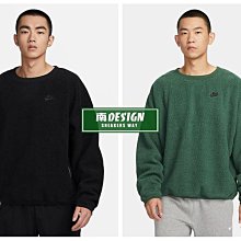 南🔥2023 12月 NIKE Club Fleece 長袖上衣 羊羔絨 寬鬆 男款 黑FB8379-010 綠323