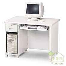 [ 家事達 ] OA-242-4 鋼製液晶白面電腦桌(120*70*74cm) 特價 書桌 辦公桌