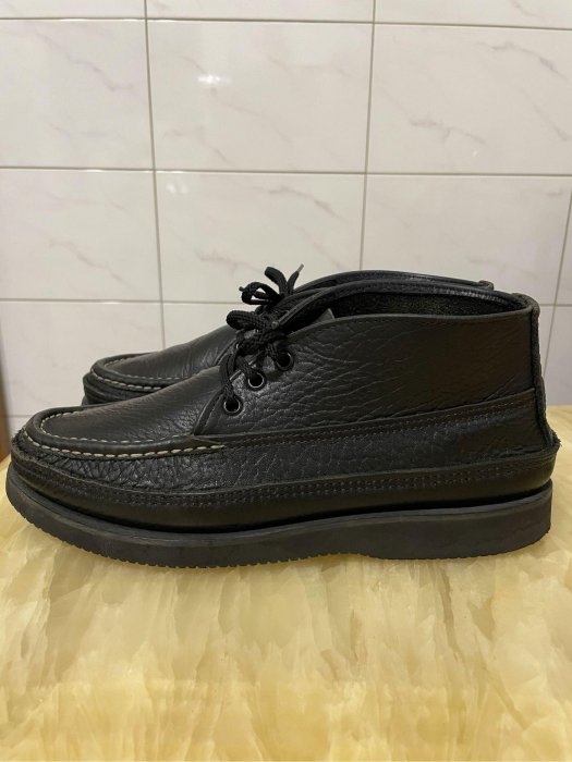 Russell moccasin 9E二手美製手工鞋，red wing brother bridge Alden paraboot可參考