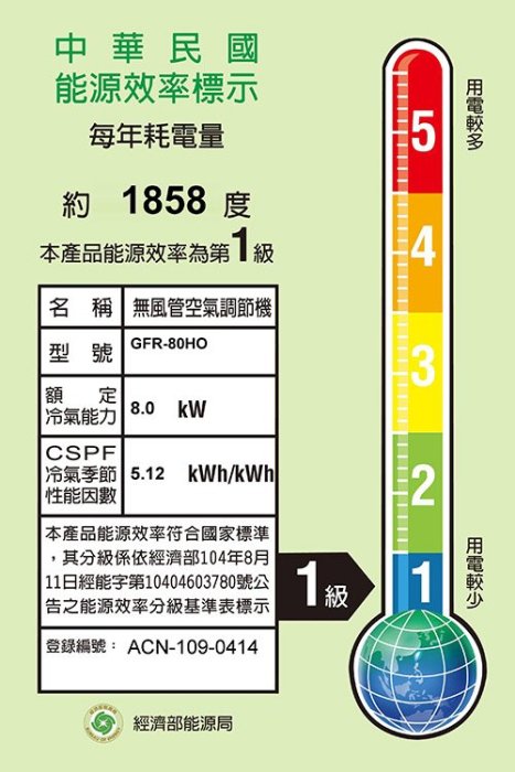 飛瑞頂級系列【格力】變頻冷暖分離式(GFR-80HO_GFR-80HI)含標準安裝