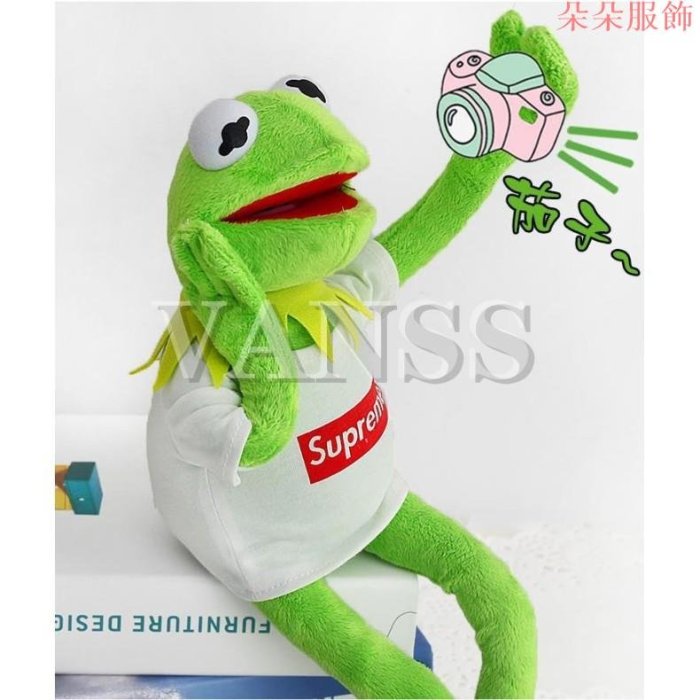 科米蛙玩偶 芝麻街Kermit frog青蛙公仔 潮牌玩具 毛絨玩偶娃娃 抓機娃娃 擺件公仔 交換禮物