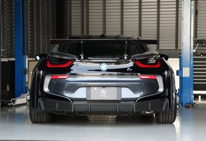 【樂駒】3D Design BMW i8 i12 後下巴 後下擾流 碳纖維 carbon 輕量化 日本 改裝 大廠